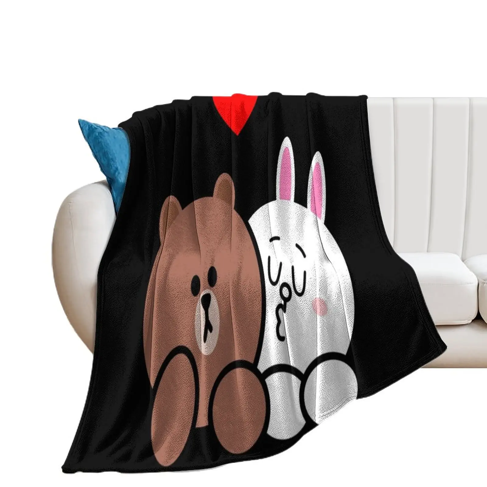 Brown bear and Cony in love Throw Blanket anime Blankets For Bed Polar Decorative Throw Blankets
Brown bear and Cony in love Throw Blanket anime Blankets For Bed Polar Decorative Throw Blankets
