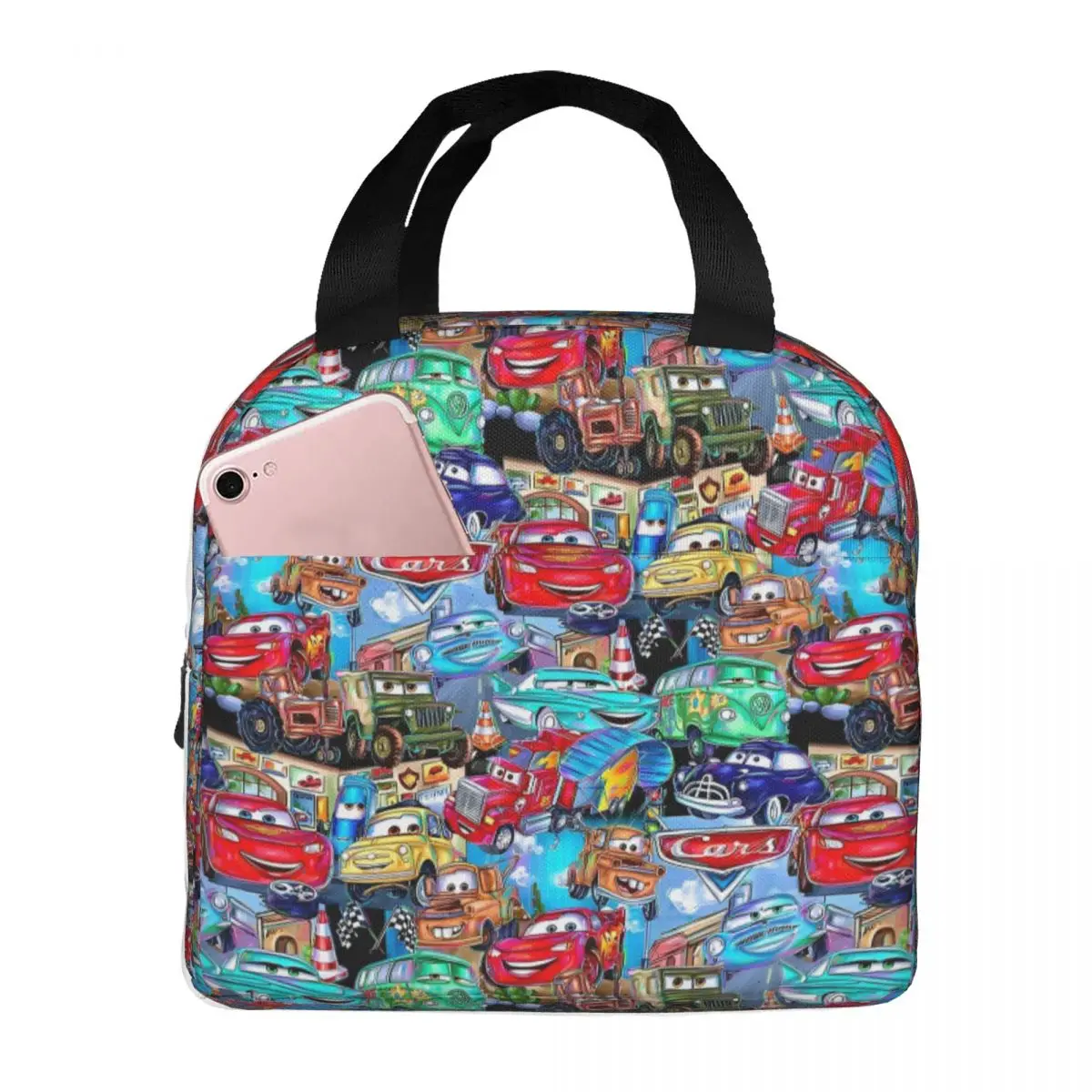 Cars Lightning McQueen Lunch Bag Leisure Lunch Box Beach Portable Zipper Thermal Lunch Bags Graphic Design Cooler Bag
Cars Lightning McQueen Lunch Bag Leisure Lunch Box Beach Portable Zipper Thermal Lunch Bags Graphic Design Cooler Bag