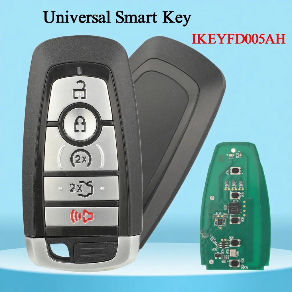 jingyuqin 5 Buttons FD005AH Universal Smart Key IKEYFD005AH For Autel Smart Key 868/902MHz For KM100 IM508 IM608 KM100E 
jingyuqin 5 Buttons FD005AH Universal Smart Key IKEYFD005AH For Autel Smart Key 868/902MHz For KM100 IM508 IM608 KM100E