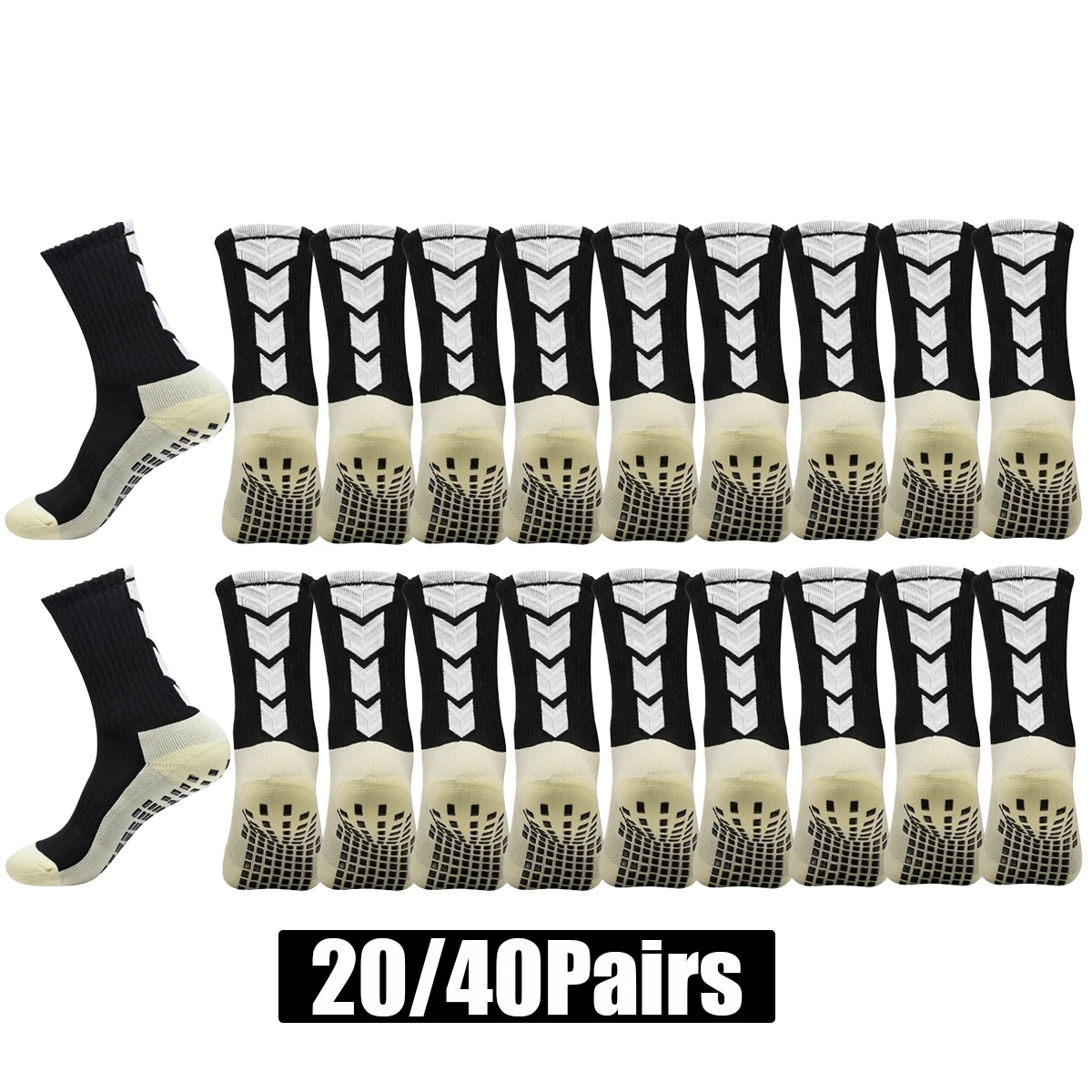 20 пар профессиональных спортивных носков с нескользящей ручкой для мужчин и женщин, спортивные носки, идеально подходящие для футбола, баскетбола, бейсбола, регби
20 пар профессиональных спортивных носков с нескользящей ручкой для мужчин и женщин, спортивные носки, идеально подходящие для футбола, баскетбола, бейсбола, регби