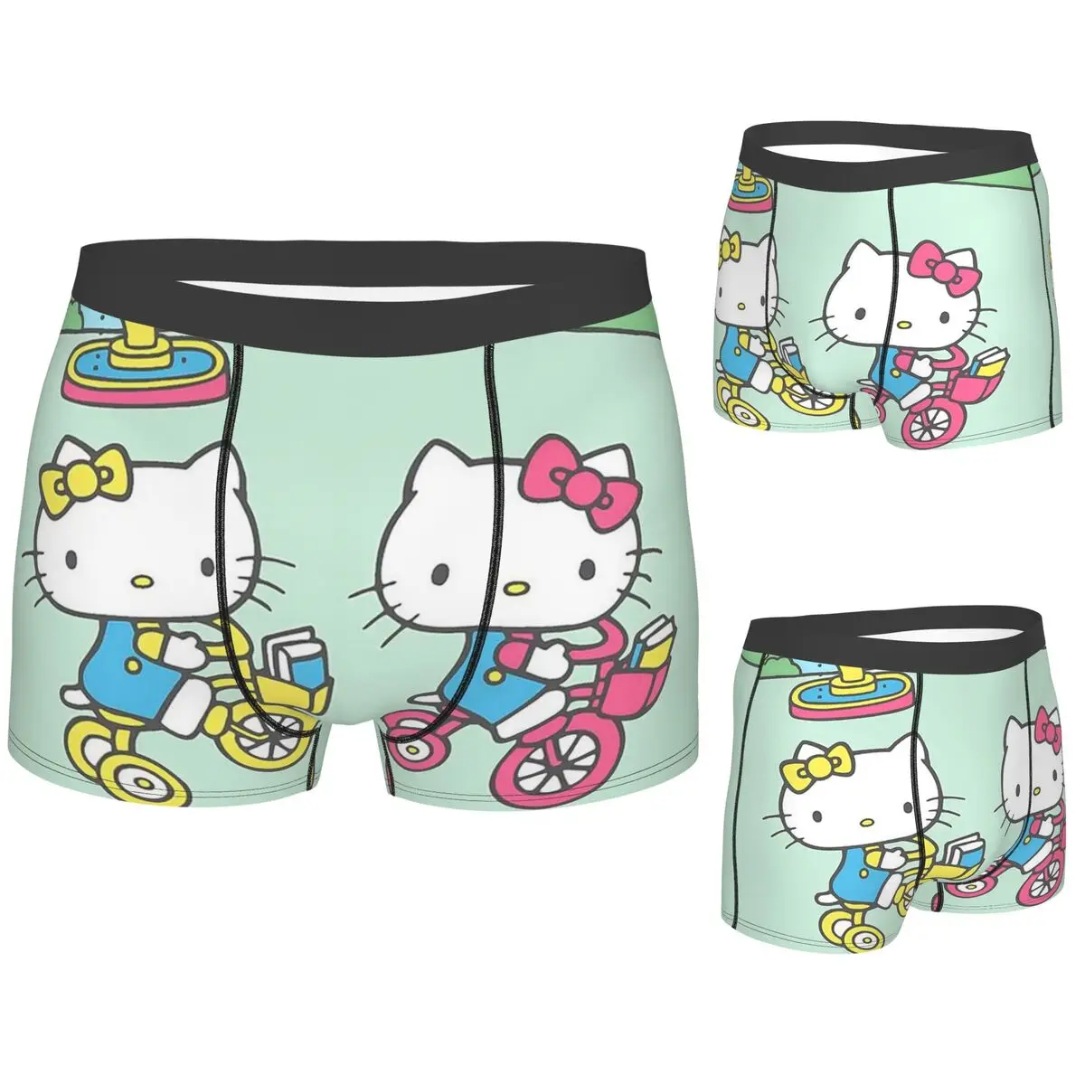 Трусы-боксеры, шорты Hello Kitty для езды на велосипеде, трусики с героями мультфильмов, мужское удобное нижнее белье для мужчин, подарки бойфренду
Трусы-боксеры, шорты Hello Kitty для езды на велосипеде, трусики с героями мультфильмов, мужское удобное нижнее белье для мужчин, подарки бойфренду