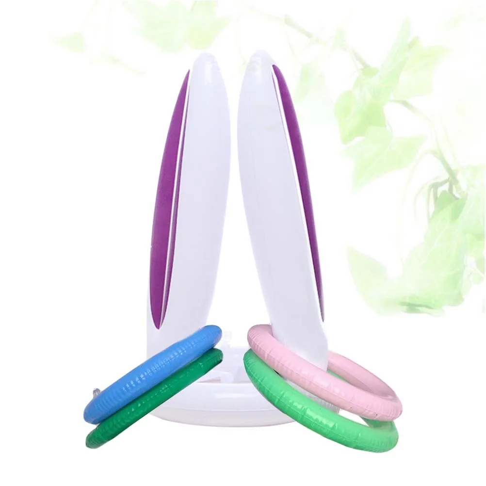 5Pcs Ring Toss Inflatable Bunny Rabbit Ears Game Set Easy Inflate Deflate Indoor Outdoor Kids Party Favor Fun Toss Game
5Pcs Ring Toss Inflatable Bunny Rabbit Ears Game Set Easy Inflate Deflate Indoor Outdoor Kids Party Favor Fun Toss Game