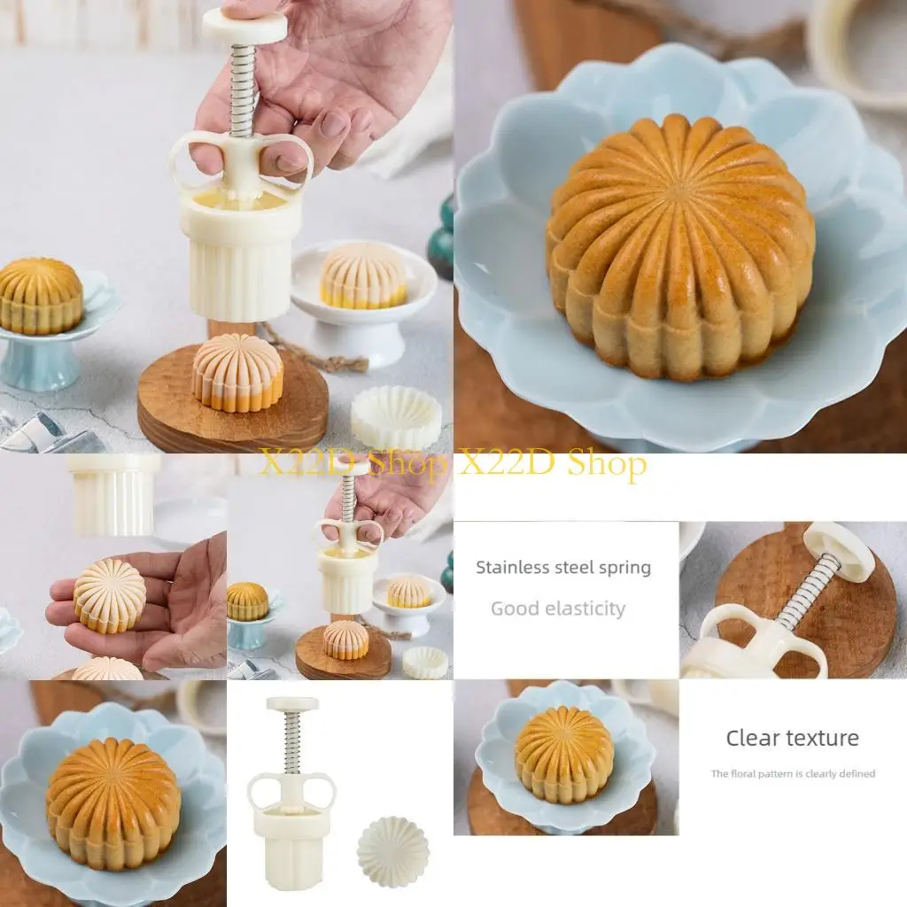X22D Traditional Mooncakes Molds Delicate Green Bean Cake Stamps Kitchen Utensils
X22D Traditional Mooncakes Molds Delicate Green Bean Cake Stamps Kitchen Utensils