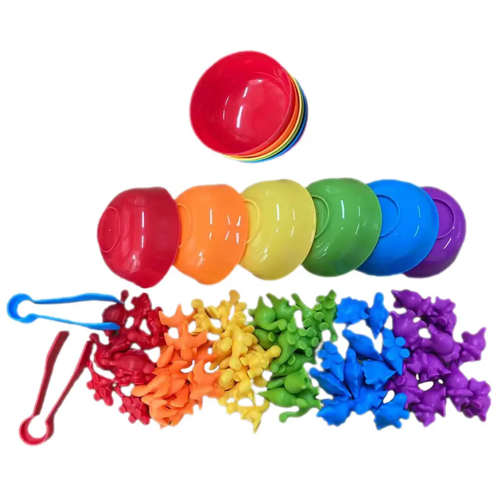 1Set Dinosaur Sorting Educational Arithmetic Learning Manipulative for Children Preschool Color Recognition Coordination Skills
1Set Dinosaur Sorting Educational Arithmetic Learning Manipulative for Children Preschool Color Recognition Coordination Skills