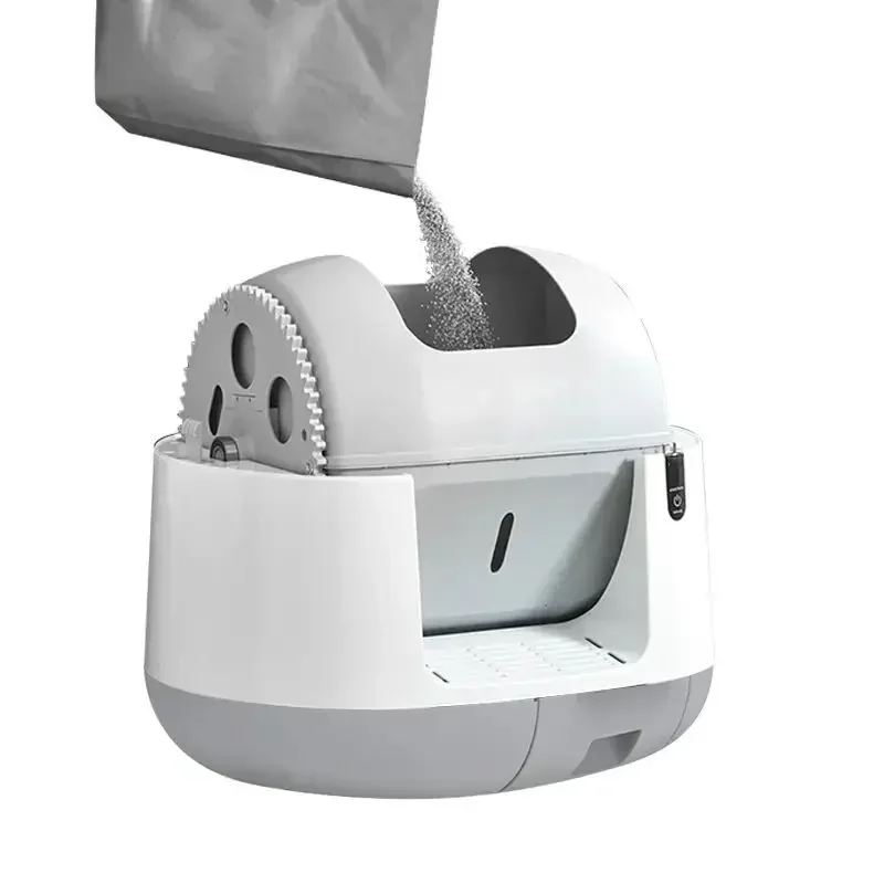 ForWholesale Large Capacity Fully Enclosed Self-cleaning Portable Cat Toilets Can Be OEM
ForWholesale Large Capacity Fully Enclosed Self-cleaning Portable Cat Toilets Can Be OEM
