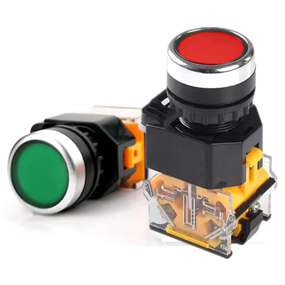 Button Switch Press Type Self Resetting Self-Locking Start Stop Button LA38-11BN 1 Open 1 Close
Button Switch Press Type Self Resetting Self-Locking Start Stop Button LA38-11BN 1 Open 1 Close