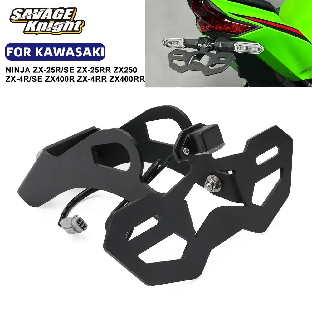 License Plate Holder For KAWASAKI NINJA ZX4R ZX4RR ZX25R Motorcycle Accessories Tail Bracket LED Light Fender Eliminator Bracket
License Plate Holder For KAWASAKI NINJA ZX4R ZX4RR ZX25R Motorcycle Accessories Tail Bracket LED Light Fender Eliminator Bracket