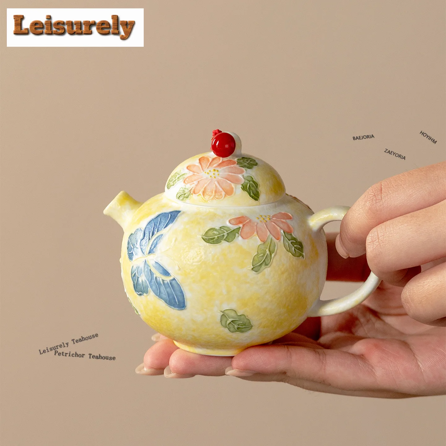160ml Hand-drawn Butterfly Teapot Boutique Tea Infuser Pot Tea Maker Kettle With Filter Dahongpao Chinese Tea Set Supplies Gifts
160ml Hand-drawn Butterfly Teapot Boutique Tea Infuser Pot Tea Maker Kettle With Filter Dahongpao Chinese Tea Set Supplies Gifts
