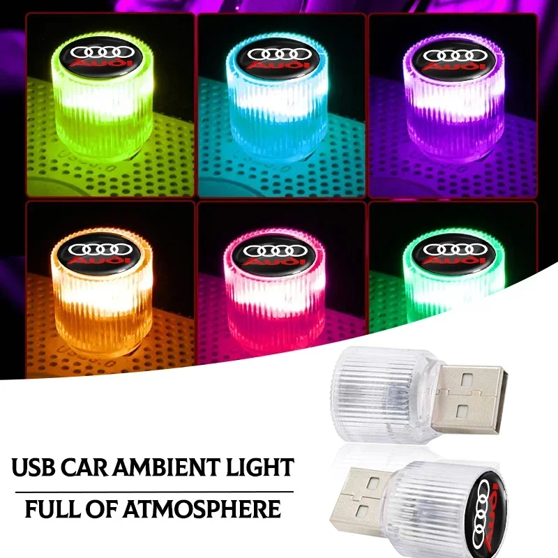 New USB LED Car Light Auto Interior Atmosphere Light Accessories for Audi SLine S3 S5 S8 S7 S6 RS 4 A6L A4L Q3 A3 Q7 A5 Styling
New USB LED Car Light Auto Interior Atmosphere Light Accessories for Audi SLine S3 S5 S8 S7 S6 RS 4 A6L A4L Q3 A3 Q7 A5 Styling