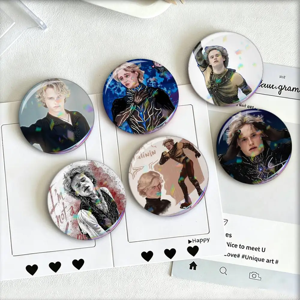 I-Ilia M-Malinin Laser Badge Creative Pins Brooch for Bag Clothes Hat Decor Gifts Fans Collect
I-Ilia M-Malinin Laser Badge Creative Pins Brooch for Bag Clothes Hat Decor Gifts Fans Collect