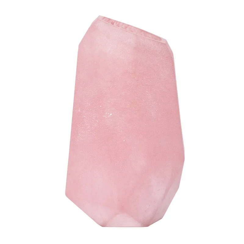 Nordic Pink Cut Handmade Glass Vase Domestic Ornaments Flower Arrangement Frosted Flower Device
Nordic Pink Cut Handmade Glass Vase Domestic Ornaments Flower Arrangement Frosted Flower Device