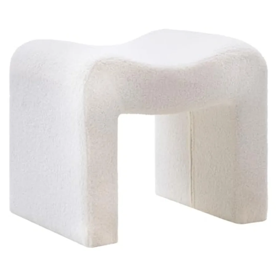 Vanity Stool Chair Modern Teddy Velvet Ottoman Footrest Sofa Bench Footstool Extra Seat Home Decor for Makeup Room Living Room
Vanity Stool Chair Modern Teddy Velvet Ottoman Footrest Sofa Bench Footstool Extra Seat Home Decor for Makeup Room Living Room