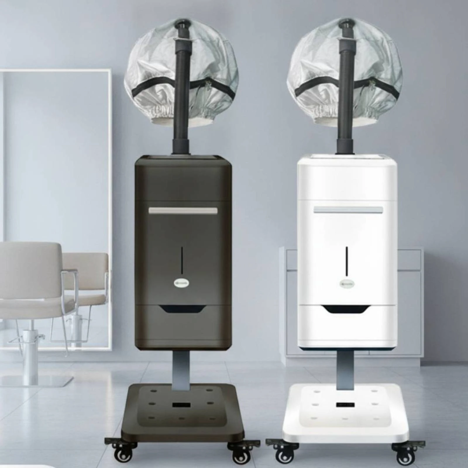 Vertical Window 110V Floor-Standing Hair Steamer Hooded Hair Steamer Beauty Equipment Silver-Toned
Vertical Window 110V Floor-Standing Hair Steamer Hooded Hair Steamer Beauty Equipment Silver-Toned