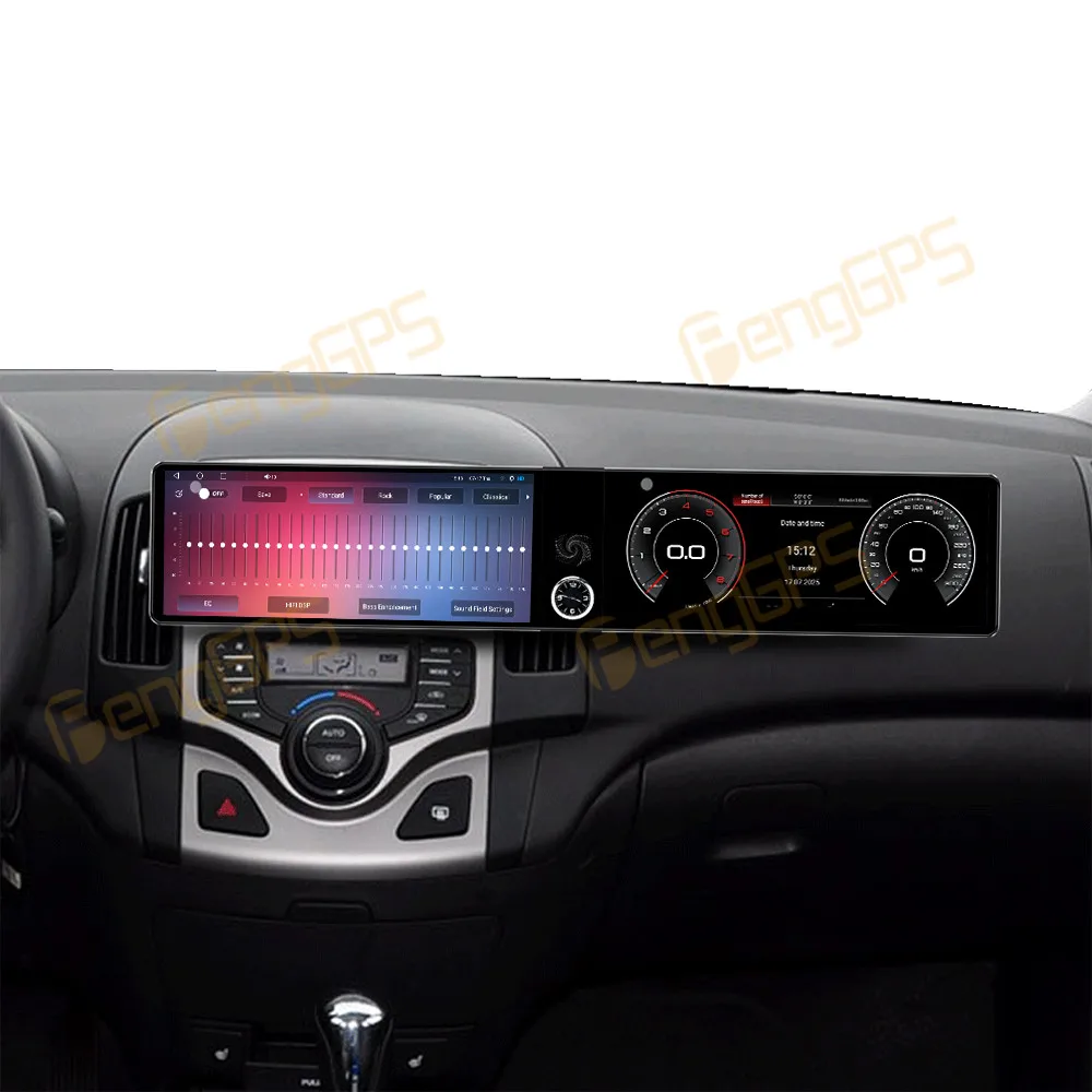 Автомобильный радиоприемник Carplay с двойным экраном 12,3 дюйма для Пекин Hyundai i30 2006-2012 Android 13, мультимедийный плеер, GPS-навигация, автоматическая головка DSP
Автомобильный радиоприемник Carplay с двойным экраном 12,3 дюйма для Пекин Hyundai i30 2006-2012 Android 13, мультимедийный плеер, GPS-навигация, автоматическая головка DSP