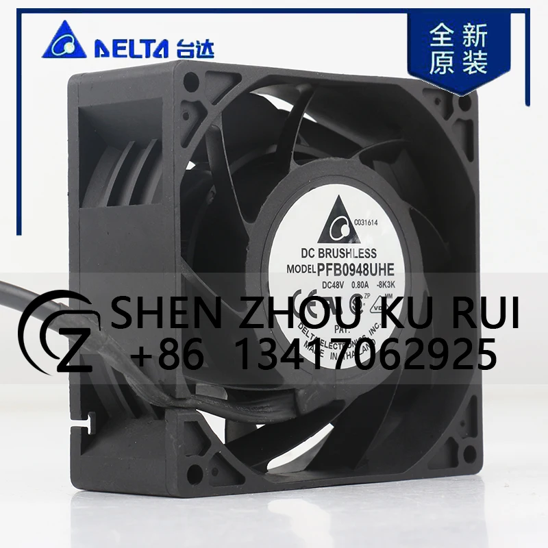 Контроль температуры, высокий объем воздуха, инверторный охлаждающий вентилятор PWM Delta PFB0948UHE, DC48V 0.80A, 9038, 90X90X38MM, 9CM
Контроль температуры, высокий объем воздуха, инверторный охлаждающий вентилятор PWM Delta PFB0948UHE, DC48V 0.80A, 9038, 90X90X38MM, 9CM