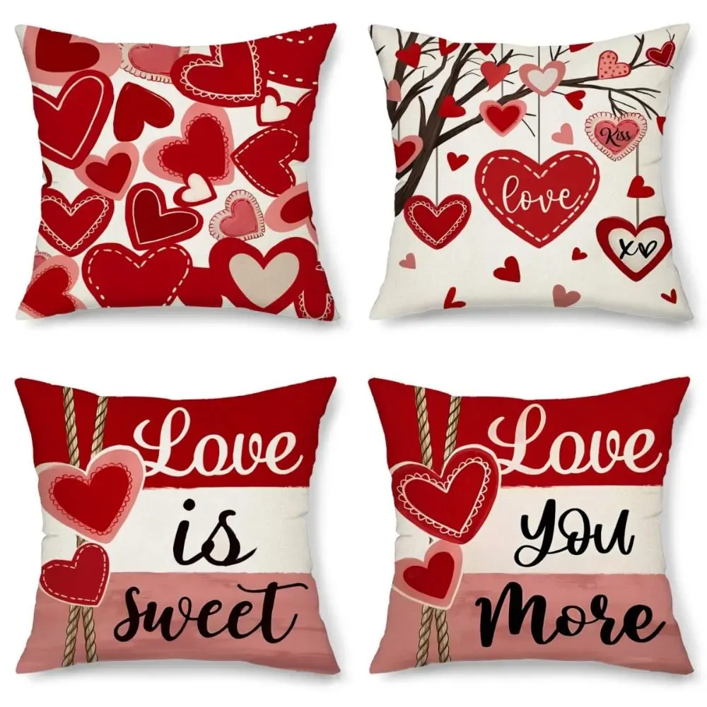 New Valentine's Day Pillowcase Love Heart with Zipper Cushion Covers Polyester Pillow Case Home Decor
New Valentine's Day Pillowcase Love Heart with Zipper Cushion Covers Polyester Pillow Case Home Decor