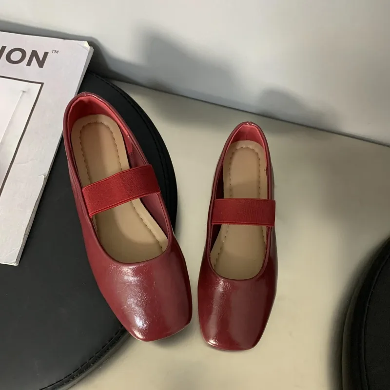 Square Toe Flats Women Ballet Dance Shoes Shallow Elegant Loafers Shoes 2025 Spring New Trend Designer Soft Dress Mujer Zapatos
Square Toe Flats Women Ballet Dance Shoes Shallow Elegant Loafers Shoes 2025 Spring New Trend Designer Soft Dress Mujer Zapatos