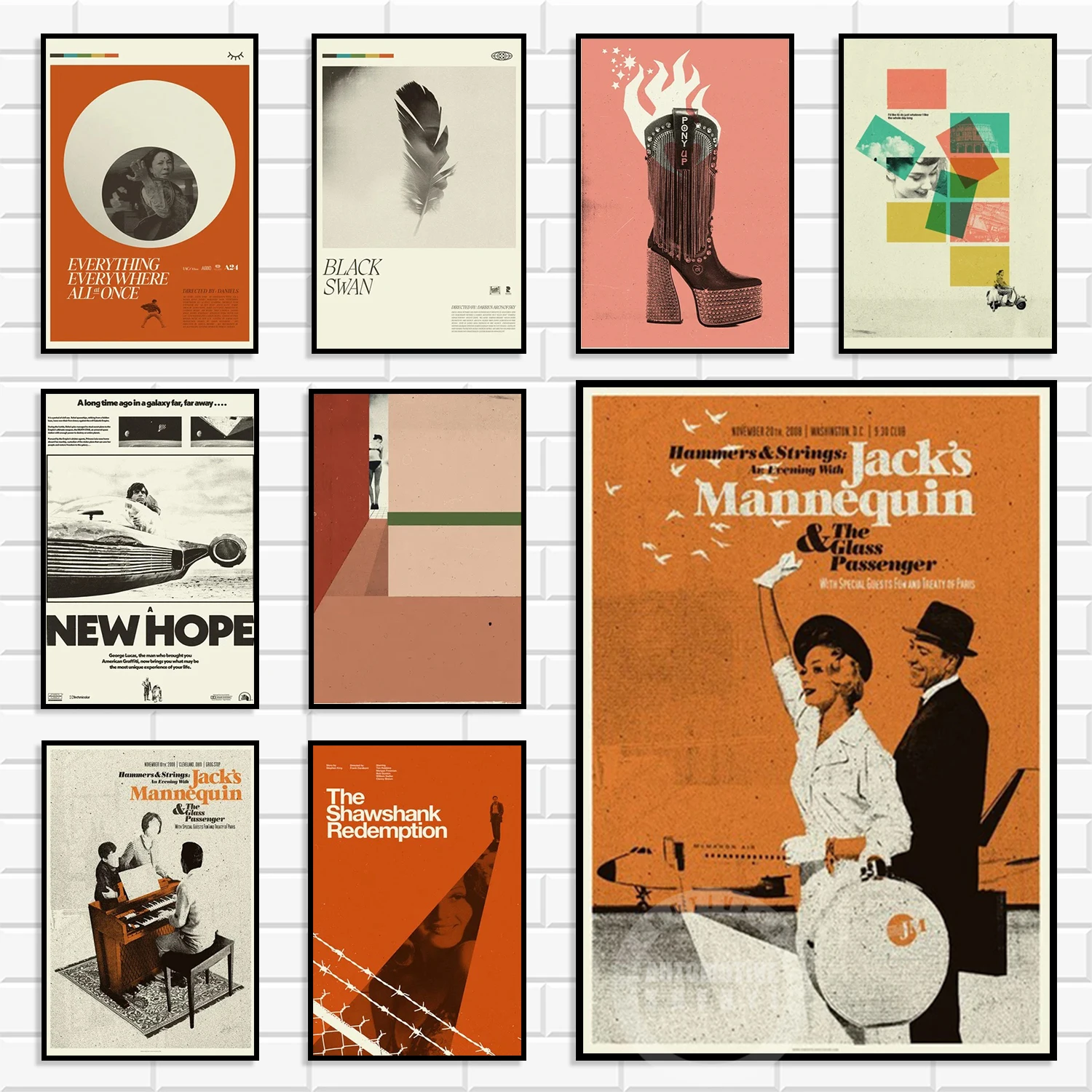 Retro Mid-Century Cinema & Music Graphic Canvas Posters Minimalist Vintage Art Prints for Home Theater & Living Room Wall Decor
Retro Mid-Century Cinema & Music Graphic Canvas Posters Minimalist Vintage Art Prints for Home Theater & Living Room Wall Decor