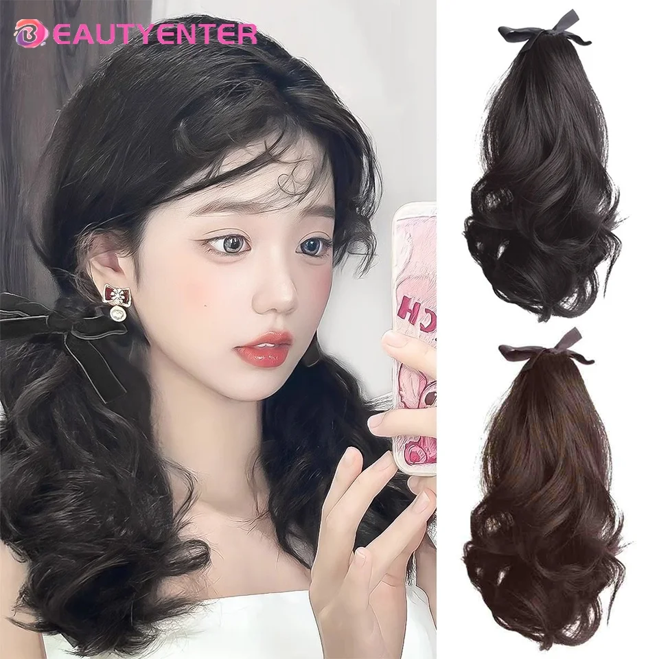 Synthetic Women Long Curly Hair Ponytail Wig With Tie Straps Diy Charming Stylish Hair Extensions Cosplay Themed Party
Synthetic Women Long Curly Hair Ponytail Wig With Tie Straps Diy Charming Stylish Hair Extensions Cosplay Themed Party