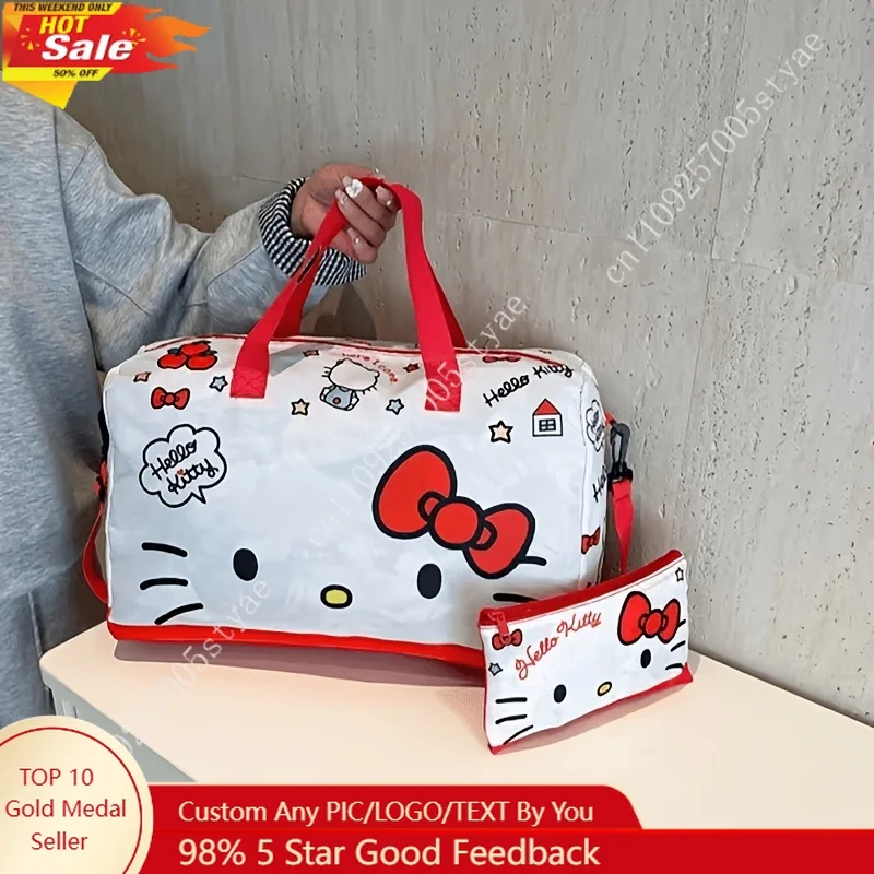 Hangyodon Hello Kitty Cinnamoroll Large Capacity Travel Luggage Bag Lightweight Foldable PVC Suitcase with Cosmetic Storage
Hangyodon Hello Kitty Cinnamoroll Large Capacity Travel Luggage Bag Lightweight Foldable PVC Suitcase with Cosmetic Storage
