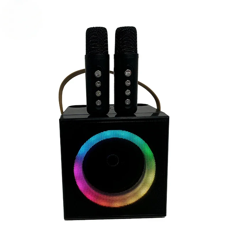 Mini Karaoke Machine Portable Bluetooth Karaoke Speaker with Wireless Microphones and Party Lights for Kids
Mini Karaoke Machine Portable Bluetooth Karaoke Speaker with Wireless Microphones and Party Lights for Kids