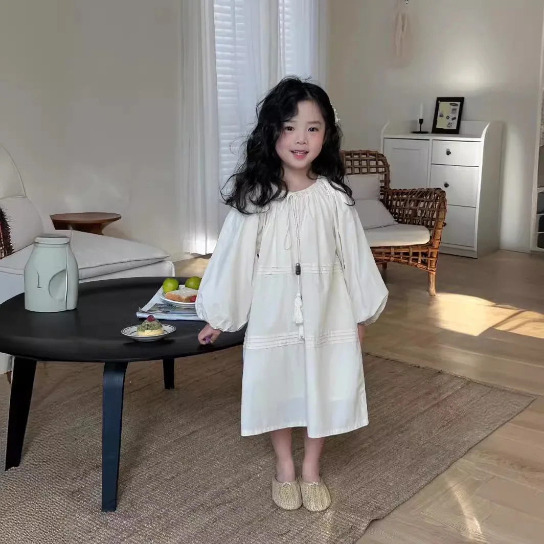 Baby Girl Dress 2024 Spring New Children Skirt Korean Girls Solid Color Bubble Sleeve Dress Baby Style Long Sleeve Dresses
Baby Girl Dress 2024 Spring New Children Skirt Korean Girls Solid Color Bubble Sleeve Dress Baby Style Long Sleeve Dresses