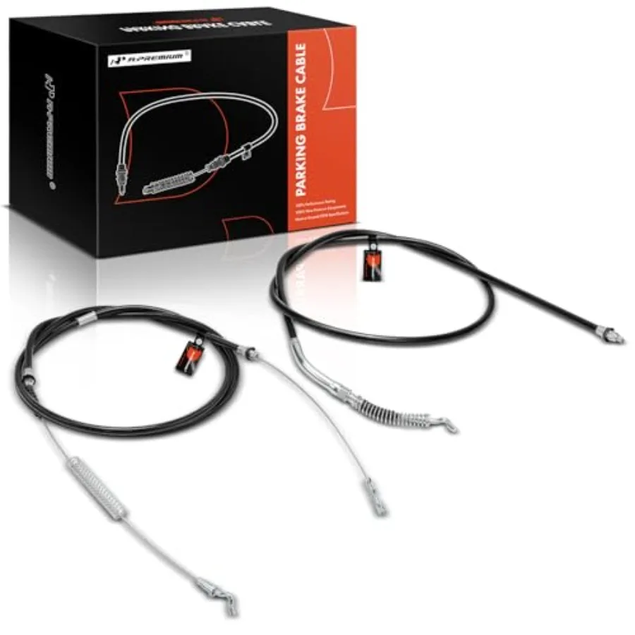 Rear Driver and Passenger Side Parking Brake Cable Assembly Compatible with Dodge Models: Ram 1500 2002-2008, Ram 2500 2008, Ra
Rear Driver and Passenger Side Parking Brake Cable Assembly Compatible with Dodge Models: Ram 1500 2002-2008, Ram 2500 2008, Ra