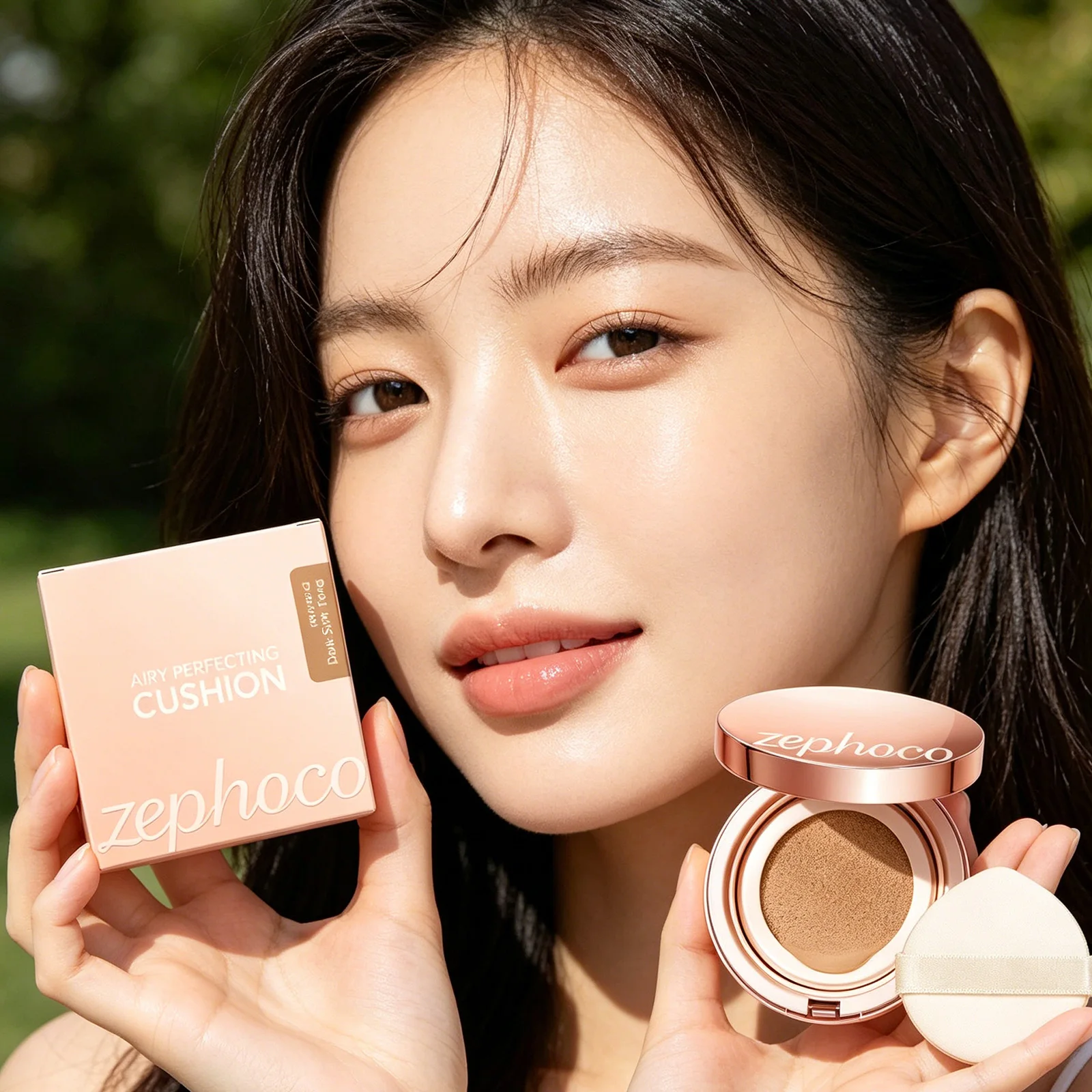 Zephoco Makeup Air Cushion Blemish Cover Foundation Lasting Waterproof Even Skin Tone Matte Brighten Face Cushion Foundation 15g
Zephoco Makeup Air Cushion Blemish Cover Foundation Lasting Waterproof Even Skin Tone Matte Brighten Face Cushion Foundation 15g