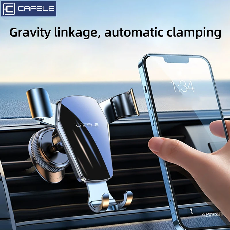CAFELE Gravity Car Phone Holder Newest Hook Clip Air Vent Universal Mobile Support For Car Stand For Cell Phone 4-7.2 inch
CAFELE Gravity Car Phone Holder Newest Hook Clip Air Vent Universal Mobile Support For Car Stand For Cell Phone 4-7.2 inch