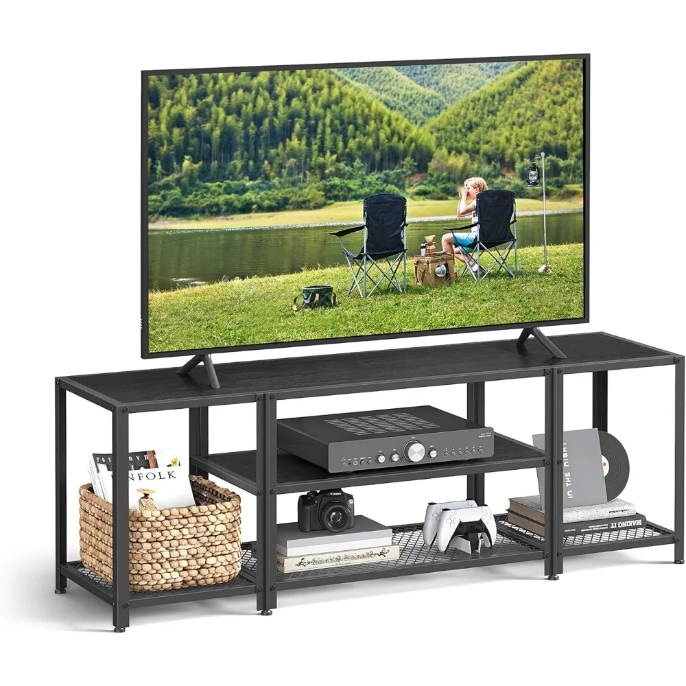 VASAGLE Modern TV Stand for TVs up to 65 Inches, 3-Tier Entertainment Center, Industrial TV Console Table with Open Storage Shel
VASAGLE Modern TV Stand for TVs up to 65 Inches, 3-Tier Entertainment Center, Industrial TV Console Table with Open Storage Shel