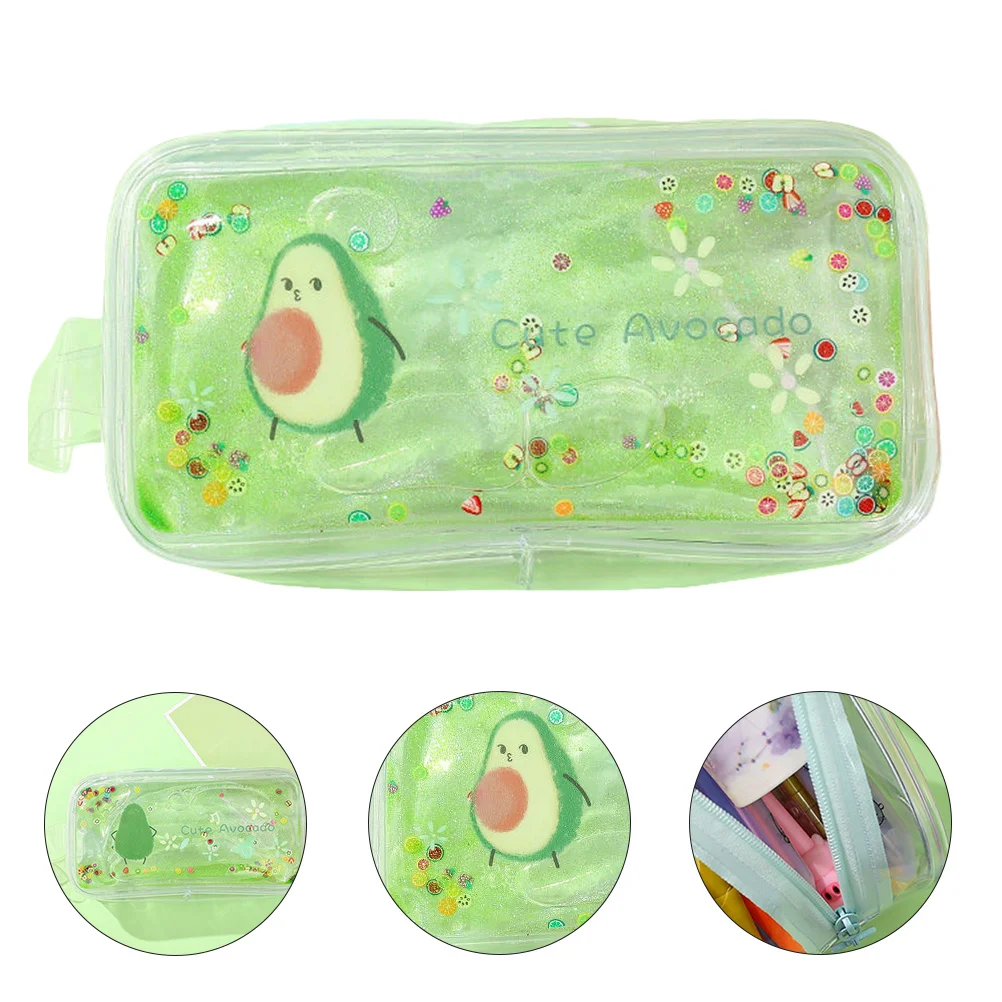 Large Capacity Transparent Quicksand Bag Avocado Printing Waterproof Portable Makeup Storage Travel Toiletry Container
Large Capacity Transparent Quicksand Bag Avocado Printing Waterproof Portable Makeup Storage Travel Toiletry Container