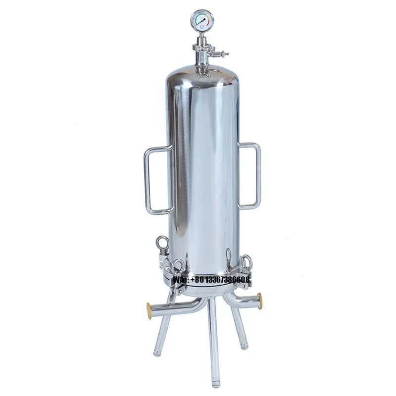 Filtration Equipment Wine Processing Machine Single Bag Stainless Steel Filter Housing for Food and Beverage
Filtration Equipment Wine Processing Machine Single Bag Stainless Steel Filter Housing for Food and Beverage