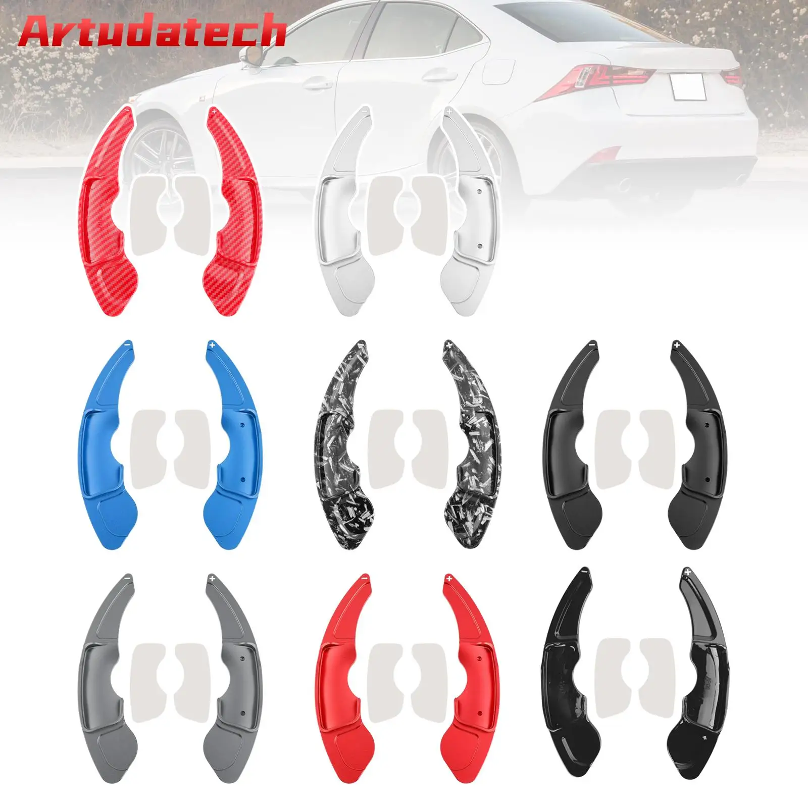 Artudatech Steering Wheel Paddle Shifter Extensions For Lexus IS RC RCF NX Car Accessories
Artudatech Steering Wheel Paddle Shifter Extensions For Lexus IS RC RCF NX Car Accessories