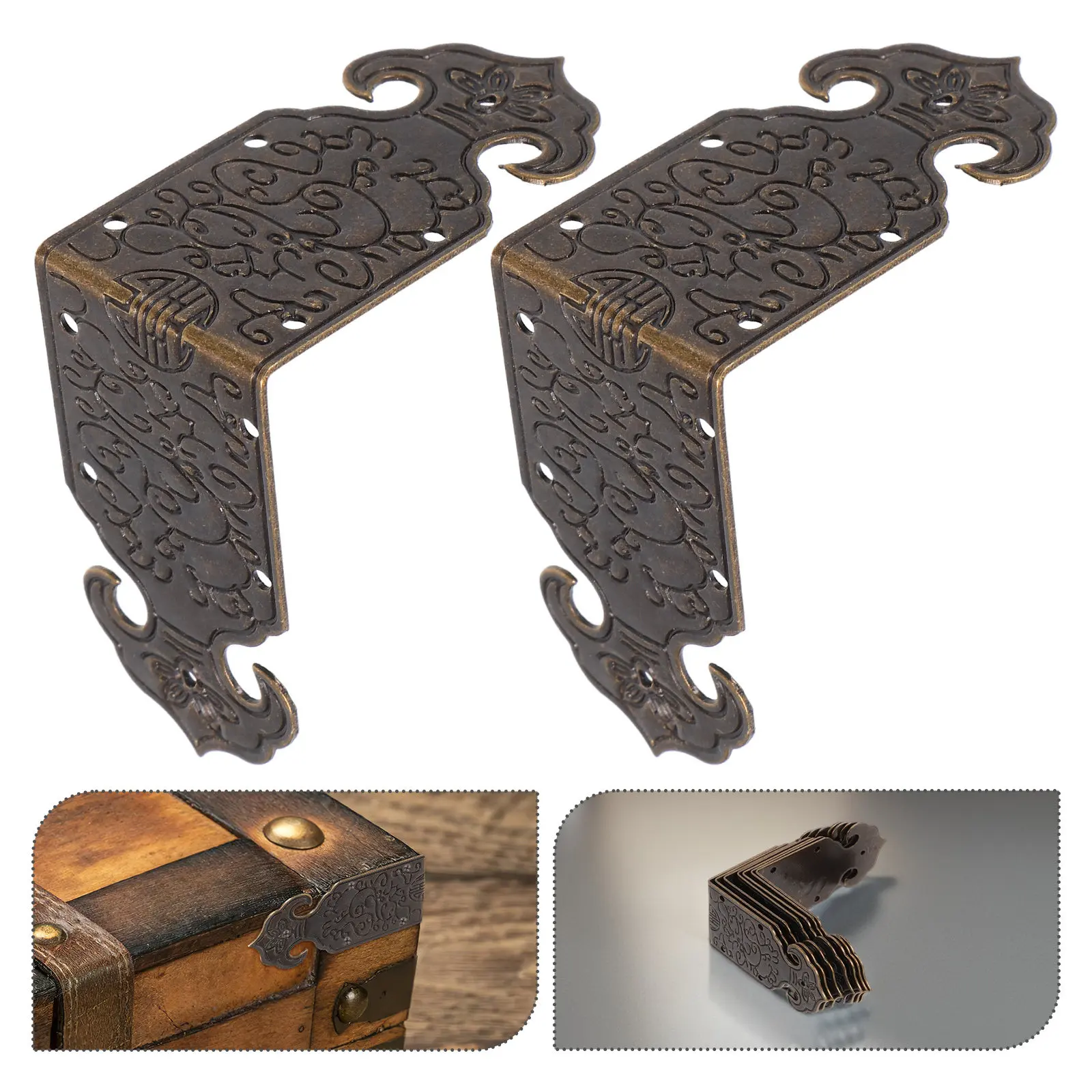 8Pcs Copper Metal Corner Protectors Vintage Decorative Guards for Jewelry Boxes Wooden Box Edge Protection Rustic Retro
8Pcs Copper Metal Corner Protectors Vintage Decorative Guards for Jewelry Boxes Wooden Box Edge Protection Rustic Retro