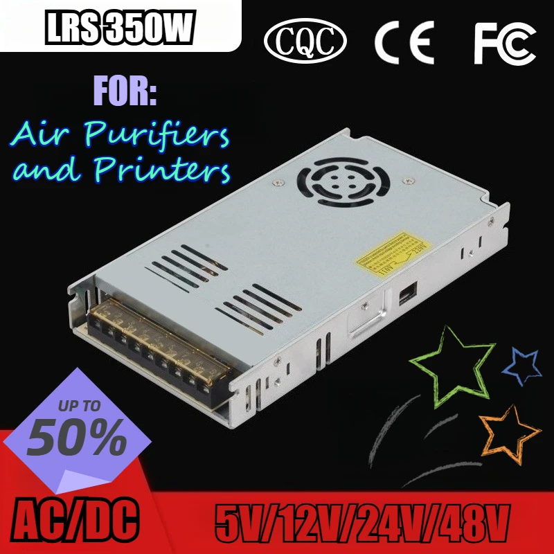 350W 12V AC To DC Adjustable Switching Power Supply,suitable for Air Purifiers and Printers
350W 12V AC To DC Adjustable Switching Power Supply,suitable for Air Purifiers and Printers