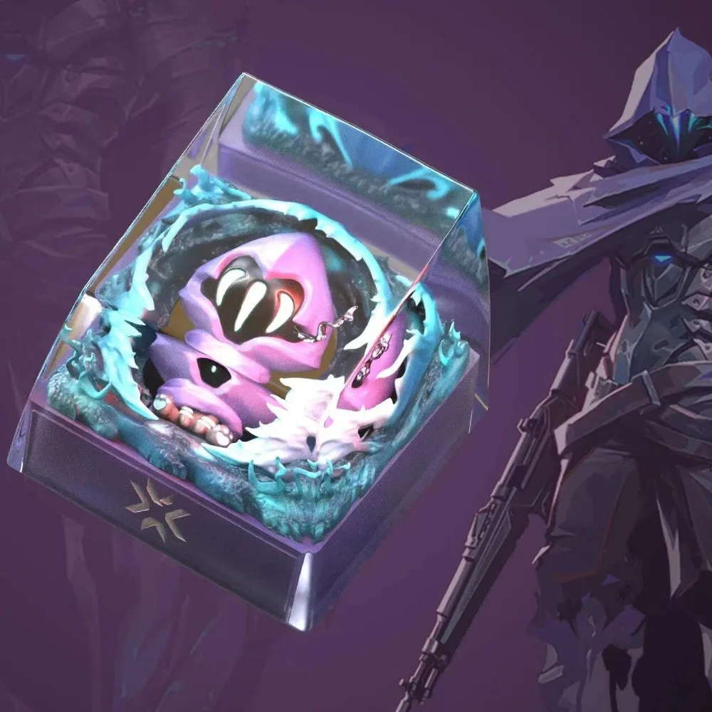 Valorant Keycap Original Clove OMEN JETT GEKKO Cute Resin Gaming Keyboard Cap Custom Artisan KeyCap for Mechanical Keyboard Gift
Valorant Keycap Original Clove OMEN JETT GEKKO Cute Resin Gaming Keyboard Cap Custom Artisan KeyCap for Mechanical Keyboard Gift