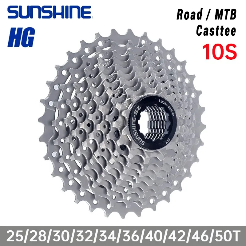 SUNSHINE 11 32t 36t 42t cassette 10 speed for Shimano HG Mountain Road bike 10-speed mtb cassette ultralight 10v road cassette
SUNSHINE 11 32t 36t 42t cassette 10 speed for Shimano HG Mountain Road bike 10-speed mtb cassette ultralight 10v road cassette