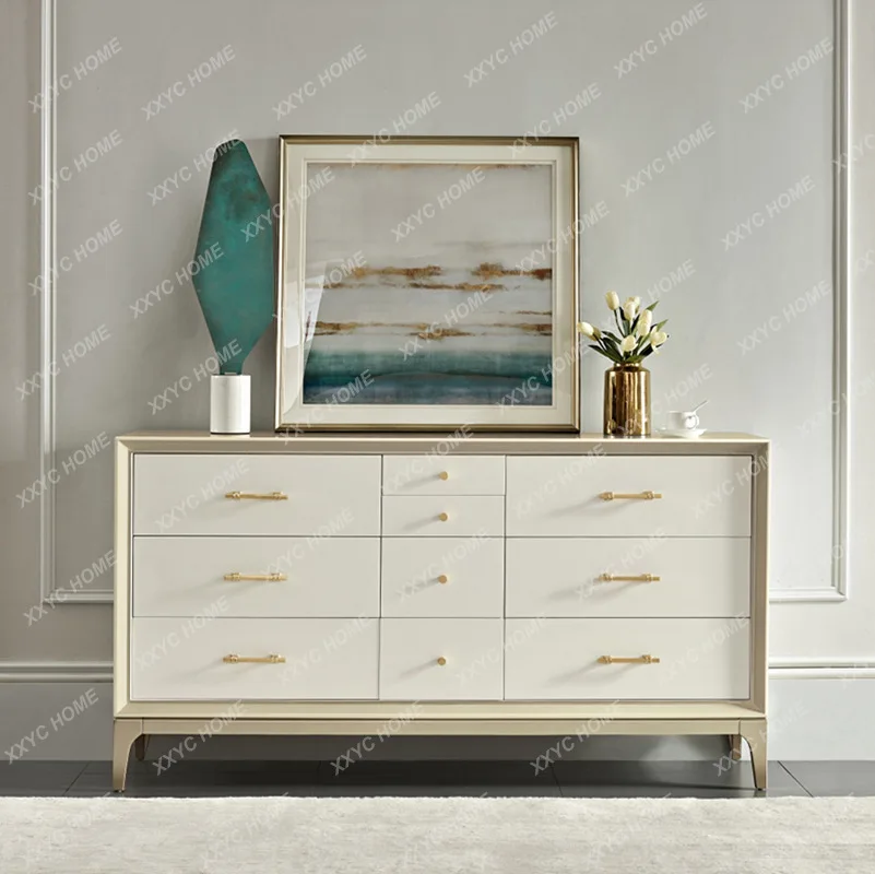 X New Light Luxury Solid Wood Chest, Bedroom TV Cabinet, Locker, Post-modern Simplicity
X New Light Luxury Solid Wood Chest, Bedroom TV Cabinet, Locker, Post-modern Simplicity