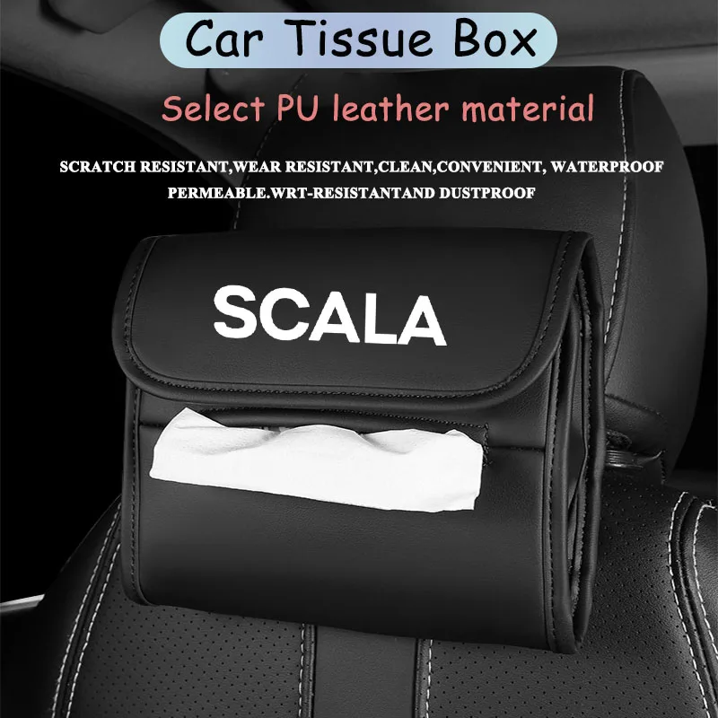 1Pcs Car Tissue Holder Backrest Hanging Car Towel Paper Storage Bag Leather Soft Durable Car Tissue Box For Skoda Scala
1Pcs Car Tissue Holder Backrest Hanging Car Towel Paper Storage Bag Leather Soft Durable Car Tissue Box For Skoda Scala