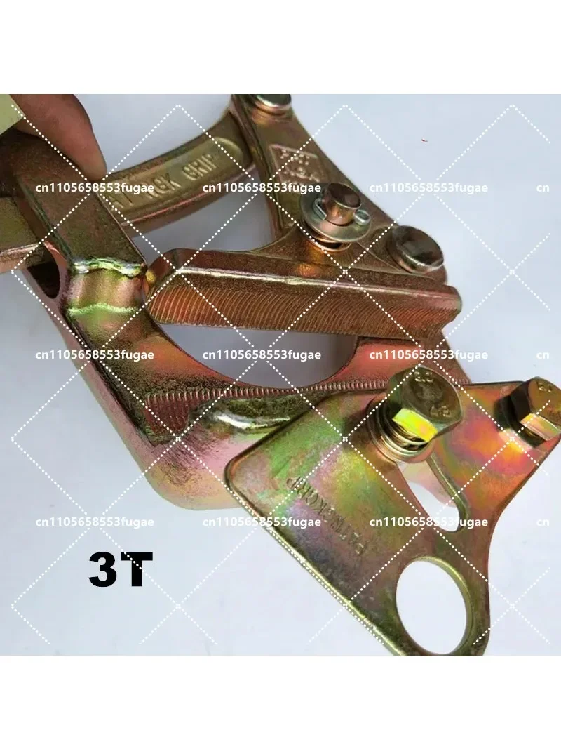 3 Ton Non-Slip Tightening Wire Rope Clamp 16-32mm Jaw Multifunctional Carbon Steel Haven Clamp for Electricity Cable Grip Mini T
3 Ton Non-Slip Tightening Wire Rope Clamp 16-32mm Jaw Multifunctional Carbon Steel Haven Clamp for Electricity Cable Grip Mini T