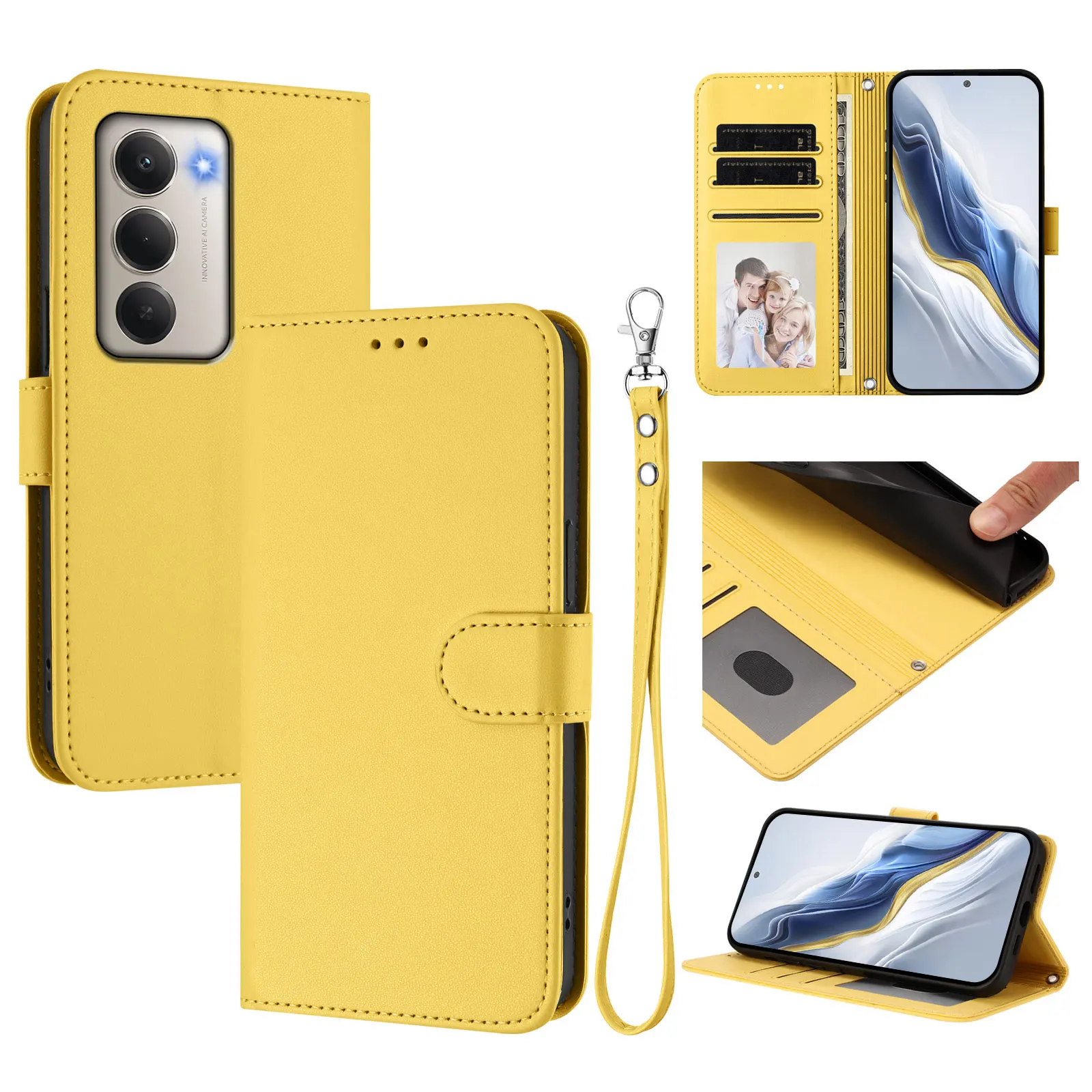 Solid Color Magnetic Wallet Luxury Flip Leather Case For Xiaomi Redmi 15 15C 15a A7 Pro 4G 5G WIth Strap Phone Cover Fundas
Solid Color Magnetic Wallet Luxury Flip Leather Case For Xiaomi Redmi 15 15C 15a A7 Pro 4G 5G WIth Strap Phone Cover Fundas