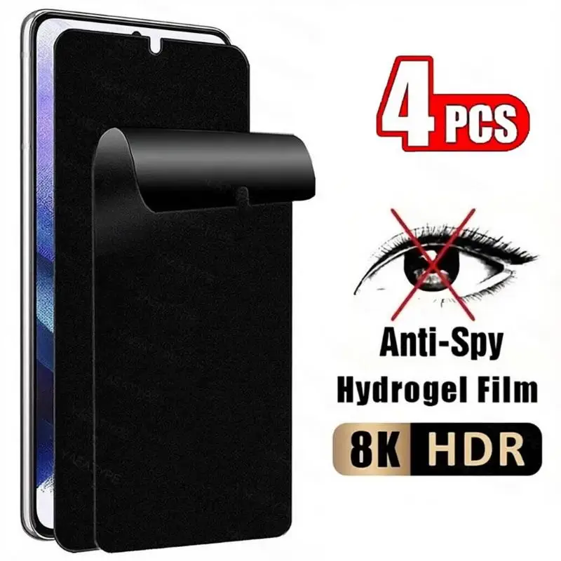 4Pcs Privacy Hydrogel Film For Vivo V40 V50 Lite V40 SE Pro V50e V40e Screen Protector Without Fingerprint Ulock
4Pcs Privacy Hydrogel Film For Vivo V40 V50 Lite V40 SE Pro V50e V40e Screen Protector Without Fingerprint Ulock