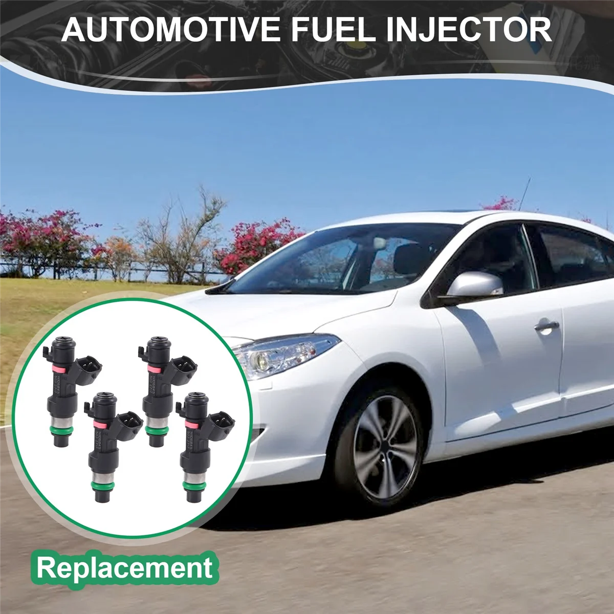 Прочная 4 шт. насадка для впрыска топлива H 106845 16600-6863R 166006863 R для Renault 
Прочная 4 шт. насадка для впрыска топлива H 106845 16600-6863R 166006863 R для Renault