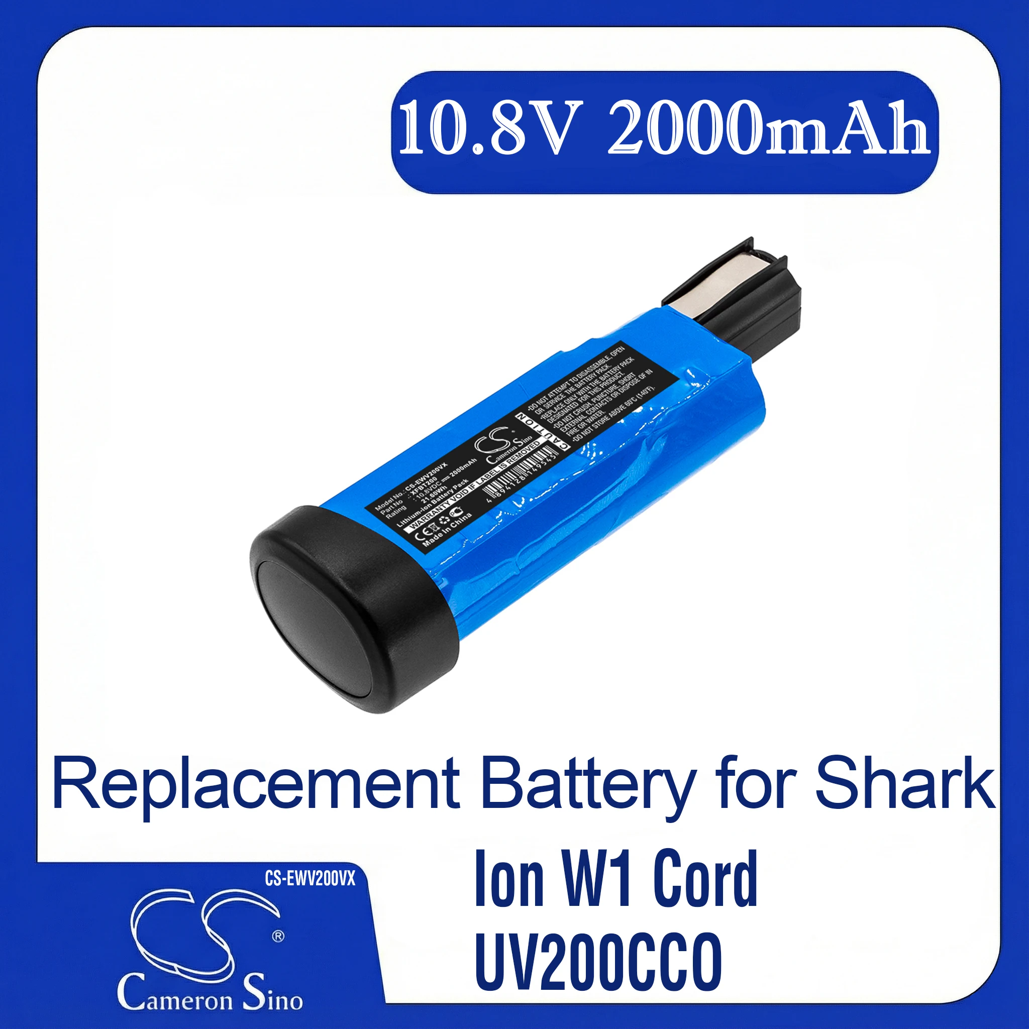 Cameron Sino Replacement Battery for Shark Ion W1 Cord, UV200CCO, WV200, WV200UK, WV201,, Fits P/N XFBT200,XFBT200EU,XFBT200J
Cameron Sino Replacement Battery for Shark Ion W1 Cord, UV200CCO, WV200, WV200UK, WV201,, Fits P/N XFBT200,XFBT200EU,XFBT200J