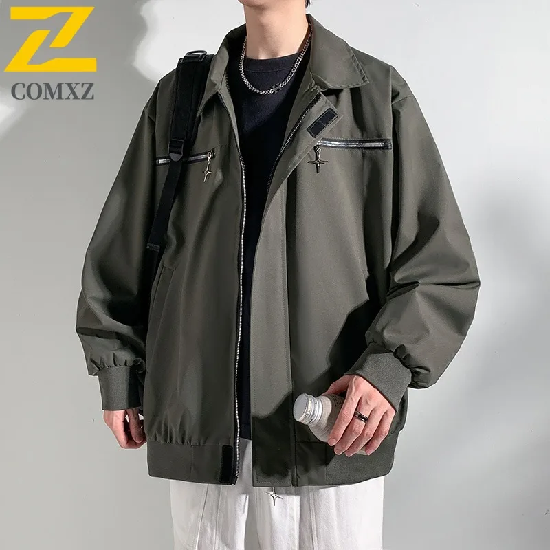 COMXZ 2025 WT199 P58 Рабочая летная куртка Мужская весенне-осенняя унисекс пальто Cleanfit High Street American Baseball Varsity
COMXZ 2025 WT199 P58 Рабочая летная куртка Мужская весенне-осенняя унисекс пальто Cleanfit High Street American Baseball Varsity