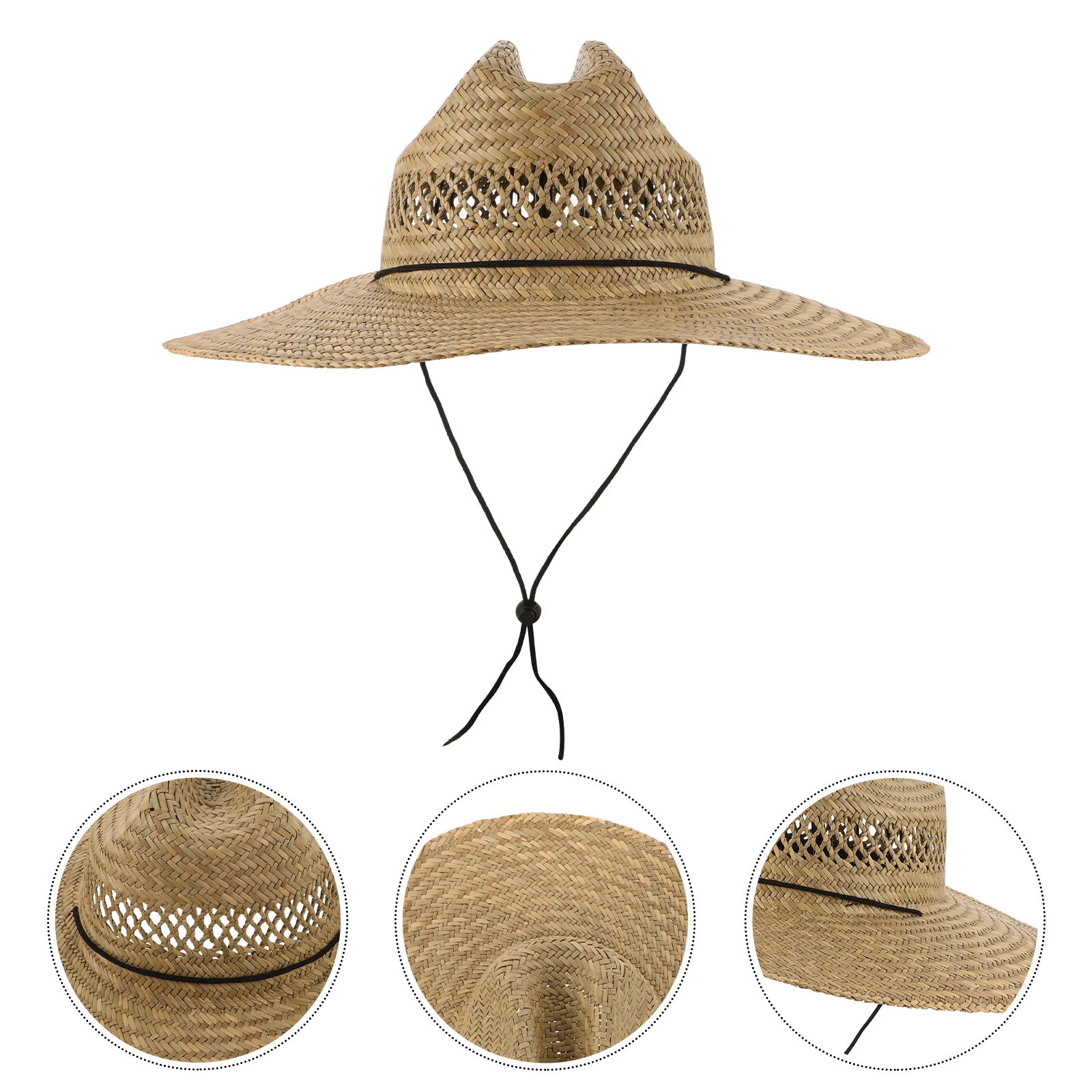 Stylish Fisherman Straw Sun Hat Wide Brim Woven Beach Bucket Hat Lightweight Breathable Outdoor Summer Headwear Accessory For
Stylish Fisherman Straw Sun Hat Wide Brim Woven Beach Bucket Hat Lightweight Breathable Outdoor Summer Headwear Accessory For