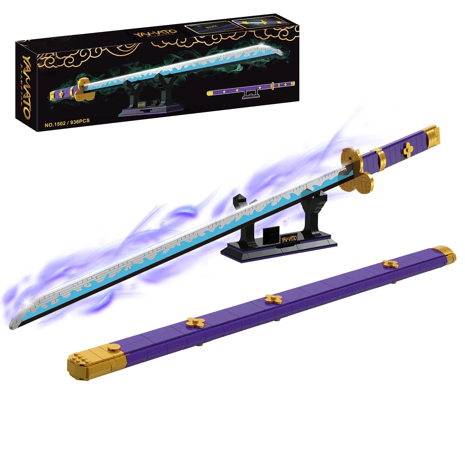 Yamato Sword Building Blocks 936PCS One Piece Anime Cosplay Katana Model with Stand Collectible DIY Toy Gift for Adults Teens
Yamato Sword Building Blocks 936PCS One Piece Anime Cosplay Katana Model with Stand Collectible DIY Toy Gift for Adults Teens