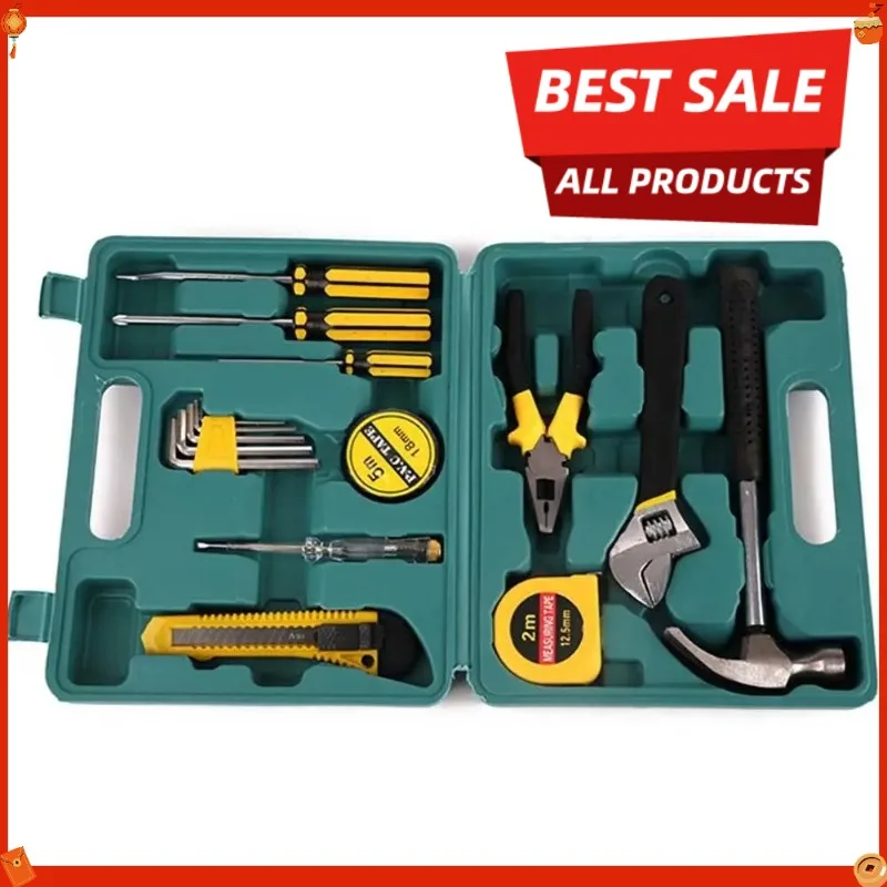 2026 Best-seller Repair 12/16 Pcs Tools Set Plastic Toolbox Household Toolbox Storage Case Professional Compact Hand Tool Kit
2026 Best-seller Repair 12/16 Pcs Tools Set Plastic Toolbox Household Toolbox Storage Case Professional Compact Hand Tool Kit