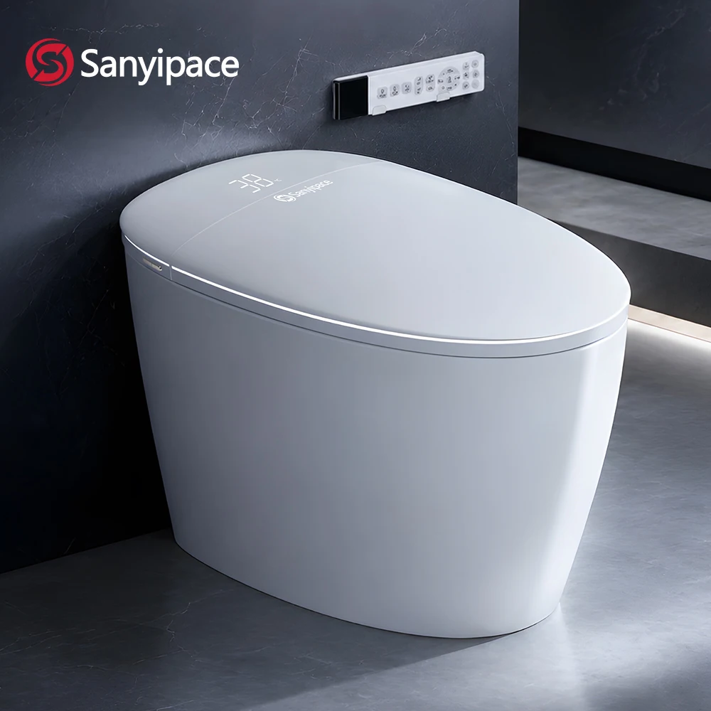 Sanyipace 2026 New Smart Toilet with Bidet Fully Automatic Flushing Warm Seat Toilets and Bidets Intelligent Foot Sensor Toilet
Sanyipace 2026 New Smart Toilet with Bidet Fully Automatic Flushing Warm Seat Toilets and Bidets Intelligent Foot Sensor Toilet
