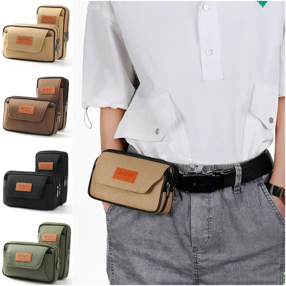 Practical Canvas Waist Bag Multi-functional Multicolor Phone Bag 3 Layers Lightweight Belt Coin Purse Outdoor Camping
Practical Canvas Waist Bag Multi-functional Multicolor Phone Bag 3 Layers Lightweight Belt Coin Purse Outdoor Camping